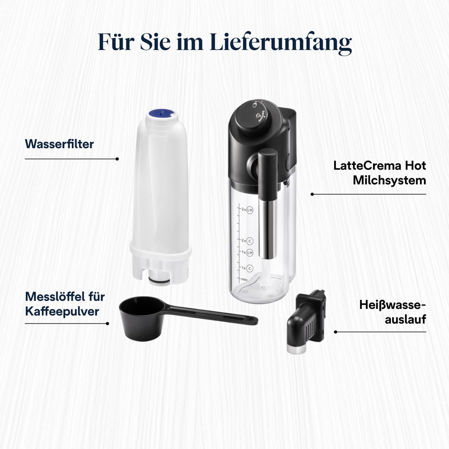 Magnifica Evo (ECAM292.81.SB)-Kaffeevollautomat mit Vollautomatischem cremigen Milchschaum,7 One-Touch-Getränke,Cappuccino & Espresso,Silber